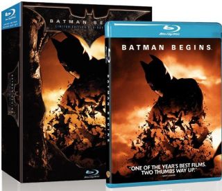 Batman Begins Edition Blu Ray Gift Set Region Free