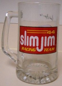 NASCAR DAVID GREEN #44 1993 COLLECTORS EDITION BEER MUG SLIM JIM RACE