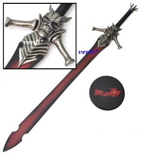 Huge 54 Devil May Cry 4 IV Dantes Awaking Sword With Wall Plaque NEW