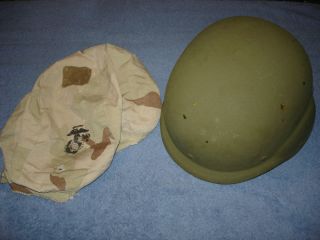 USMC PASGT Kevlar Helmet Devils Lake Sioux Size Small