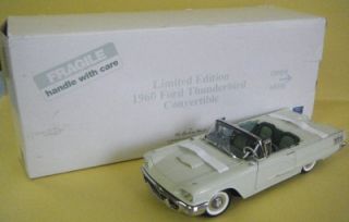  1960 Ford Thunderbird Convertible Die Cast Car Limited Edition