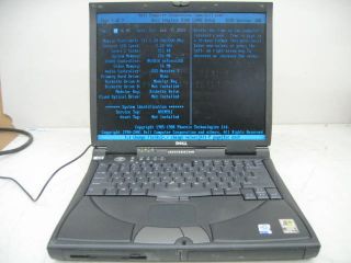 Dell Inspiron 8100 15 Laptop PP01X Windows XP Pro