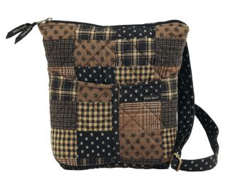  Quilted Handbag Purse Bella Taylor Messenger Bag Brown Black