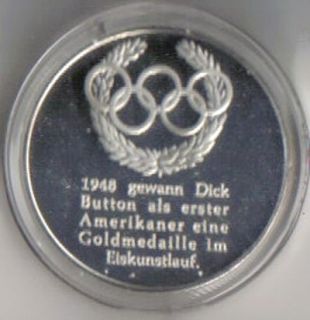 SILVER MEDAL ~ HISTORY OF THE OLYMPIC GAMES   St. MORITZ 1948   No 17