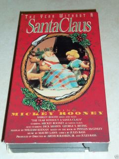  Without a Santa Claus (VHS1992)Shirley Booth, Mickey Rooney,Dick Shawn