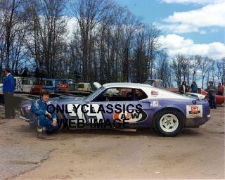 Dick Trickle Hot Rod Shelby Mustang A w Race Car Photo