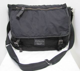 Diesel Bag Rayon X00906 Designer Black Unisex New
