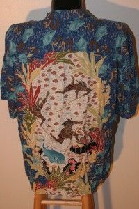 Dietrich Varez by Reyn Spooner Hawaiian Tropical Casual Wear Shirt XL