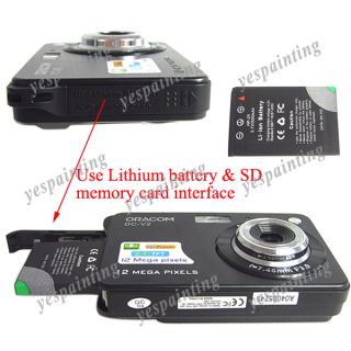 TFT LCD 12MP 8x Zoom Digital Camera Video Recorder