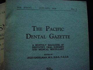 Dental X2 Old Journal Book Dentist Dentistry Advertising Article