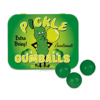pickle gumballs dill gum balls funny pickle lovers