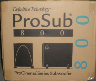Definitive Technology Prosub 800 Subwoofer