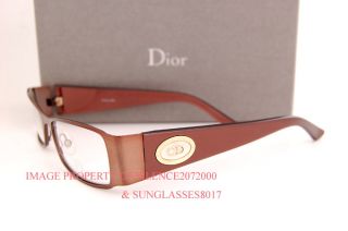 New Christian Dior CD Eyeglasses Frames 3701 Oce Brown