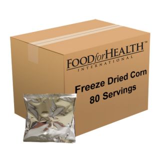 Freeze Dried Corn 80 Servings of Food Storage