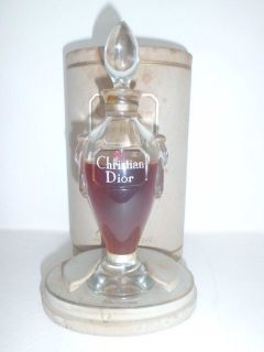 Vintage Christian Dior Diorama Perfume Bottle Box Baccarat Amphora 2