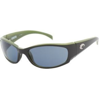 Costa Del Mar Hammerhead Sunglasses Black Green Gray POLARIZED 400P CR