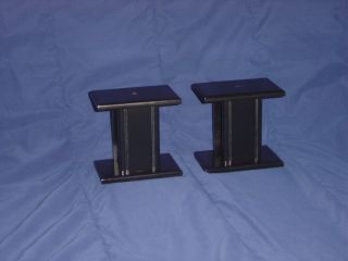 Black Desk Top Speaker Stands Computer Speaker Stands