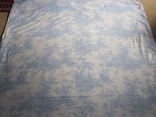 Laura Ashley Discontinued French Style Blue Toile de Jouy Antique
