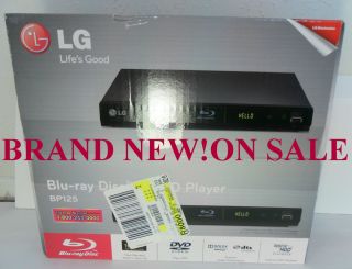 Gold LG Blu Ray Disc DVD Player BP125 with Remote Lifes Good New