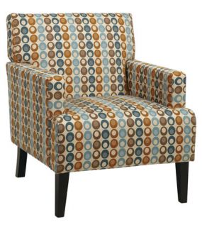  Six Carrington Living Room Accent Arm Chair   Flair Beach Fabric