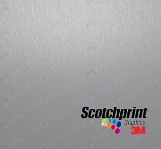 3M 1080 Brushed Aluminum Vinyl Wrap Scotchprint 12X12