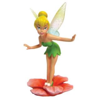 Disney Tinkerbell Pixie Fairy on Flower Mini Figurine Westland Tinker