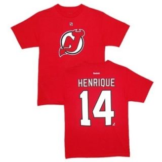 New Jersey Devils Adam Henrique Red Name and Number Jersey T Shirt
