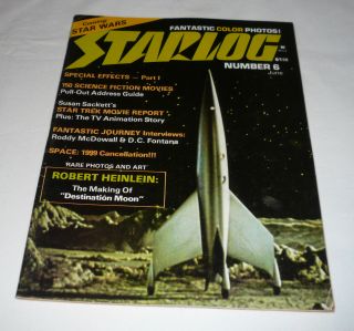  STARLOG #6~ Destination Moon, Fantastic Journey, Star Trek, Space 1999