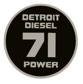 Detroit Diesel 71 Power Vintage Stickers