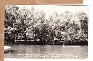  Photo Postcard Muenchs Resort on Long Lake near Detroit Lakes MN Minn