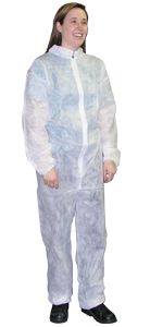 Disposable Protective Coveralls 35 Gram Large Case 25 Suits Equal