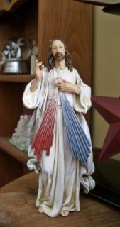 Divine Mercy Jesus Catholic Statue Devotional Figurine
