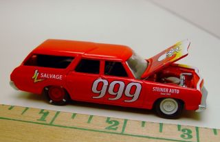 JL 73 Chevy Caprice Wagon Demolition Derby Car w Rubber Tires Limited