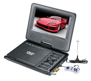 7inch Portable DVD DIVX Player with TV USB Card Reader Games FM Radio