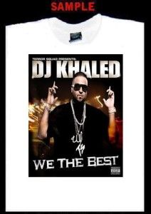 DJ Khaled Custom Photo T Shirt Tee Terror Squad 1160