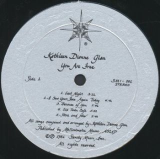 Kathleen Dianne Glau You Are Free Folk Vinyl LP