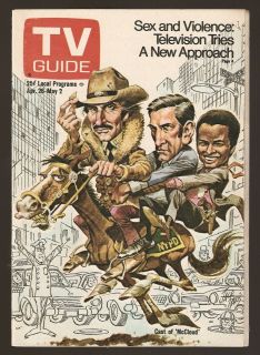   guide cover McCloud by Artist Jack Davis Caricature of Dennis Weaver