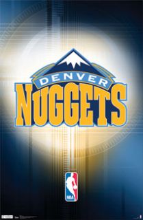 Denver Nuggets Official NBA Basketball Team Logo Wall Poster 2012