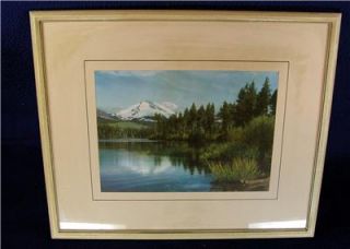 Vintage Framed Mountain Print from The Dukes of Hazzard