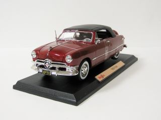 1950 Ford Diecast Model Car   Maisto   1:18 Scale   Red
