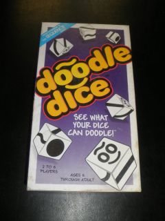 Doodle Dice Board Game See What Your Dice Can Doodle