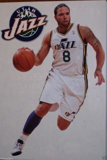 Deron Williams Mini Fathead Utah Jazz Logo 7 NBA Wall Graphic Decal