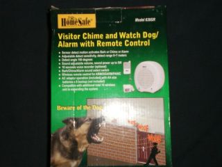  security personal Barking Dog visitor chime Alarm with remote control