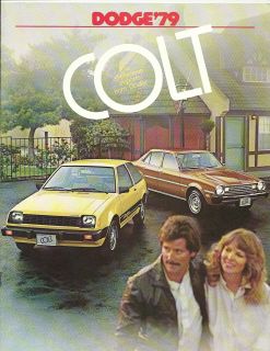 Vintage 1979 Dodge Colt Color Dealers Brochure Free Shipping