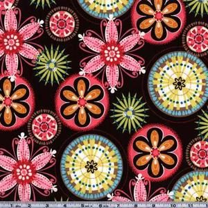 NEW Michael Miller Fabrics 2 yards Carnival Bloom Sewing Quilting