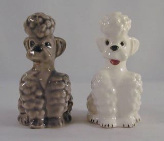  or Couple of Goebel w Germany Poodle Porcelain Dog Figurines
