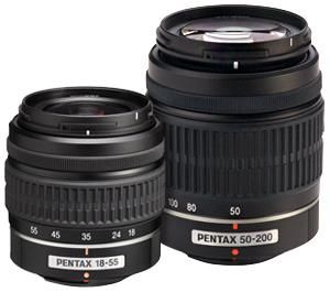 Pentax K 01 Digital SLR Camera Body 18 55mm 50 200mm Lenses Black New