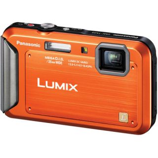 Panasonic Lumix DMC TS20 Orange 16 1MP Digital Camera 885170069893