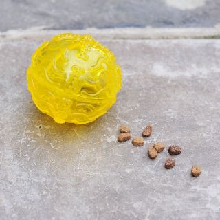 ZippyPaws Shake N Treat Ball Rubber Kibble Treat Dispensing Dog Toy