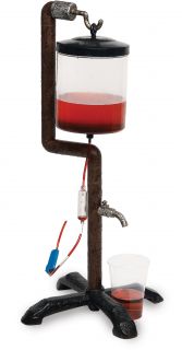 in my veins drink dispenser includes an iv tube with a clamp that
